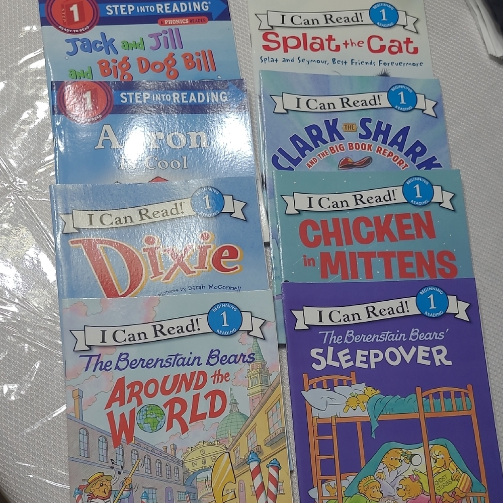 Scholastic I Can Read! Book Set - Blue, Red, Yellow Covers